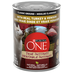 Purina ONE® True Instinct Classic Ground with Real Turkey & Venison Dog Food