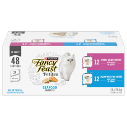 Fancy Feast® Petites Seafood Favourites Variety Pack, Wet Cat Food