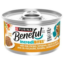 Benefulᴹᴰ IncrediBitesᴹᴰ en sauce avec du vrai poulet Nourriture pour Chiens