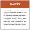 Rations Quotidiennes Recommandées