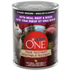 Purina ONE🅫 Véritable Instinct Moulue Classique avec Vrai Boeuf et Vrai Bison Nourriture pour Chiens