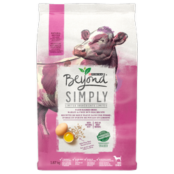 Beyond Simply Recette de Boeuf Élevé dans une Ferme, d’Orge et d’Oeufs de Poules en Liberté Nourriture Sèche pour Chiens