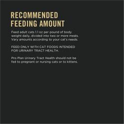 Pro Plan® Urinary Tract Health Chicken Entree in Gravy Cat Food feeding instructions