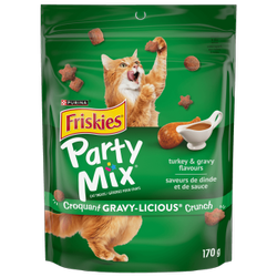 Friskies® Party Mix® Crunch Gravy-licious® Turkey & Gravy Cat Treats