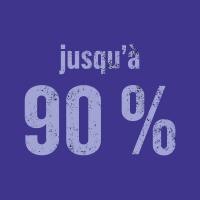 jusqu'a 90 %