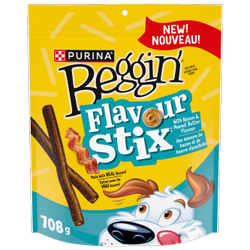 Beggin’ᴹᴰ Flavour Stix🅪 Aux saveurs de bacon et de beurre d’arachide gâteries pour Chiens