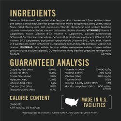 Ingredients & Guaranteed Analysis