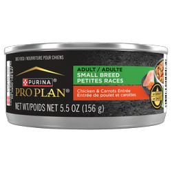 Pro Plan® Adult Small Breed Chicken & Carrots Entrée in gravy dog food