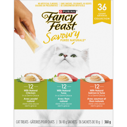 Fancy Feast® Savoury Purée Naturals® 36 Count Collection 36 x 10g