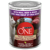 Purina ONE🅫 Véritable Instinct🅫 Tendres Morceaux en Sauce avec Vrai Bœuf et Vrai Bison Nourriture pour Chiens