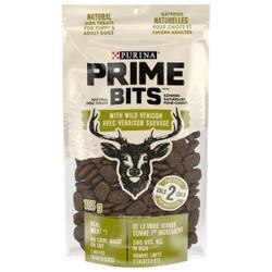 purina prime bits Natural Dog Treats with Wild Venison 