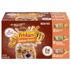 Friskiesᴹᴰ Amateurs de Poulet Méga-Emballage Nourriture pour Chats