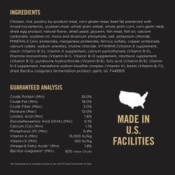 Ingredients & guaranteed analysis