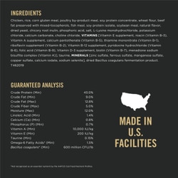 Ingredients & Guaranteed Analysis