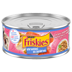 Friskiesᴹᴰ en Lanières Dîner de Poulet et Saumon Nourriture Humide pour Chats