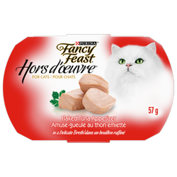 Fancy Feastᴹᴰ Hors d'Oeuvreᴹᴰ Amuse-Gueule au Thon Émietté pour Chats