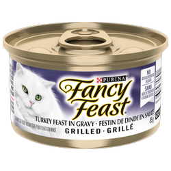 Fancy Feastᴹᴰ Pâté Festin de Dinde en Sauce Nourriture pour Chats Gourmet
