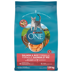 Purina ONEᴹᴰ Formule Saumon et Riz Nourriture pour Chats Adultes