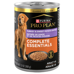 Purinaᴹᴰ Pro Planᴹᴰ Complete Essentials Classique Entrée de Dinde et Patates Douces Nourriture pour Chiens Adulte