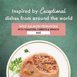 Inspired by exceptional dishes from around the world - wild salmon primavera with tomatoes, carrots and spinach