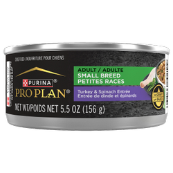 Pro Plan® Adult Small Breed Turkey & Spinach Entrée in gravy dog food