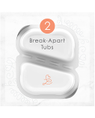 2 break-apart tubs