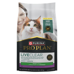 Pro Plan® Specialized Allergen-Reducing LiveClear™ Indoor Formula Turkey & Rice Dry Cat Food
