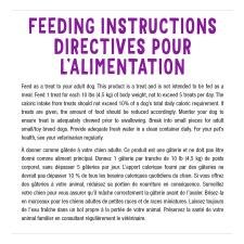 Feeding Instructions
