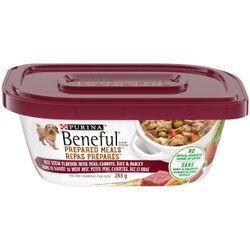 Benefulᴹᴰ Repas Préparésᴹᴰ Arôme de Ragoût de Bœuf Nourriture Humide pour Chiens