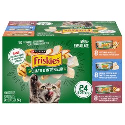 Friskiesᴹᴰ Emballage Assorti de Nourriture pour Chats d'Interieur