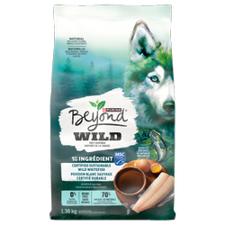Beyondᴹᴰ WILD Inspirée de la chasse Sans grains – Recette de poisson blanc et d’œufs