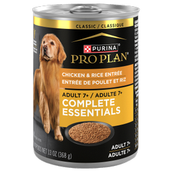 Pro Planᴹᴰ Complete Essentials Classique Adulte 7+ Sénior Entrée de Poulet et Riz Nourriture pour Chiens
