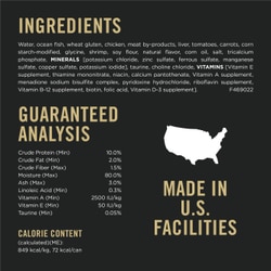 Ingredients & Guaranteed Analysis