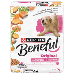 Benefulᴹᴰ Originales avec Vrai Saumon Nourriture pour Chiens